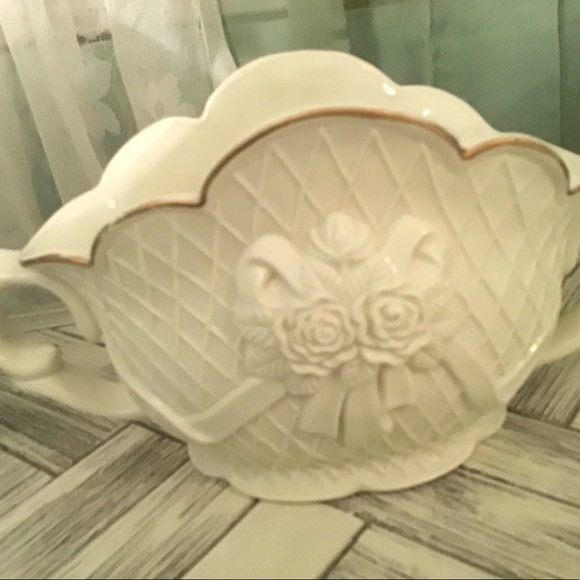 Vintage Porcelain Victorian Pitcher & Server - Picture 15 of 15